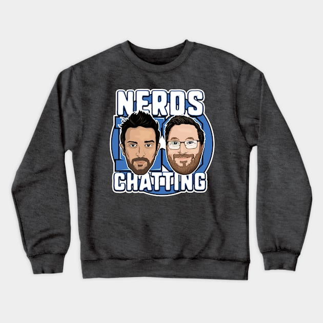 Nerds Chatting - Faces Crewneck Sweatshirt by myohmy_Design